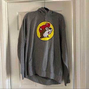 BUC-EE'S hoodie with distressed logo